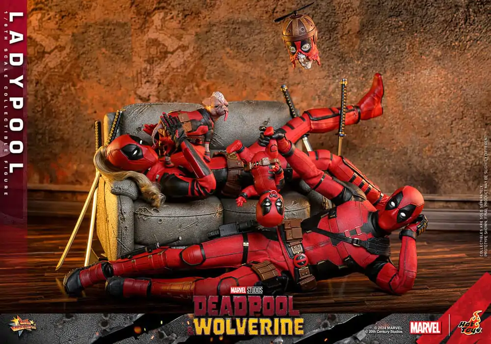 Deadpool & Wolverine Movie Masterpiece 1/6 Ladypool akciófigura 30 cm termékfotó