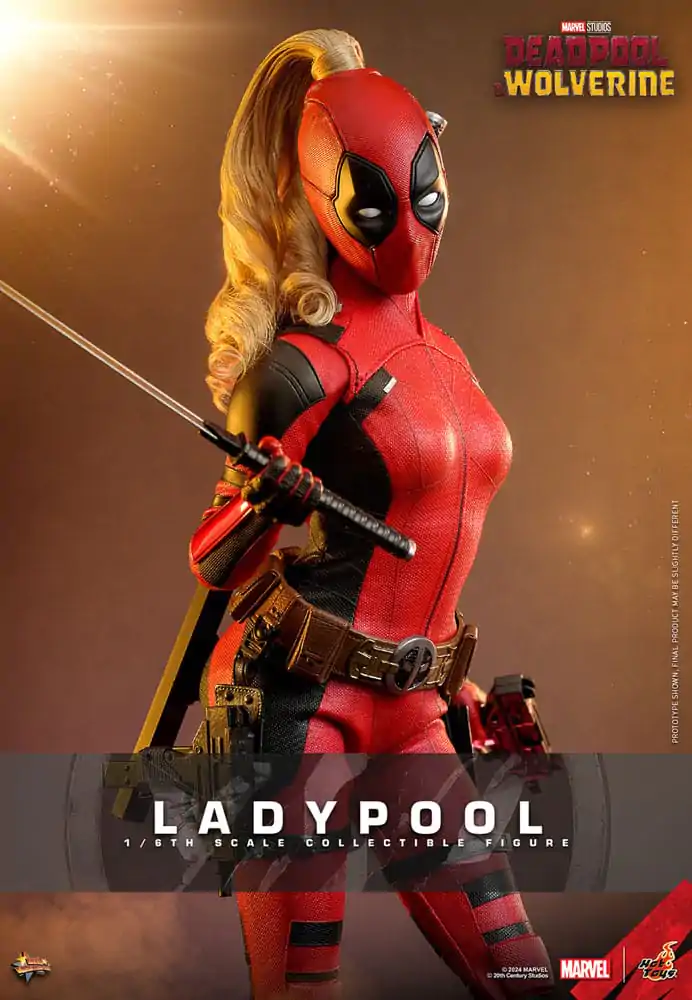 Deadpool & Wolverine Movie Masterpiece 1/6 Ladypool akciófigura 30 cm termékfotó