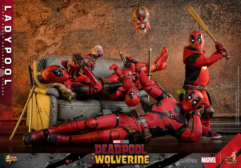 Deadpool & Wolverine Movie Masterpiece 1/6 Ladypool akciófigura 30 cm termékfotó