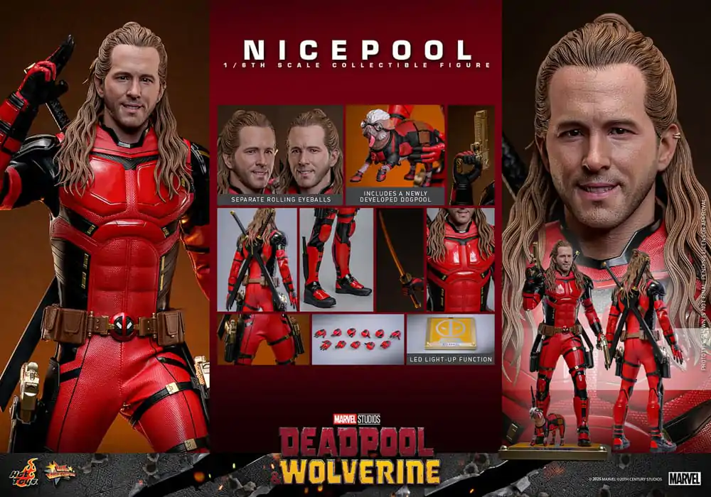 Deadpool & Wolverine Movie Masterpiece 1/6 Nicepool akciófigura 30 cm termékfotó