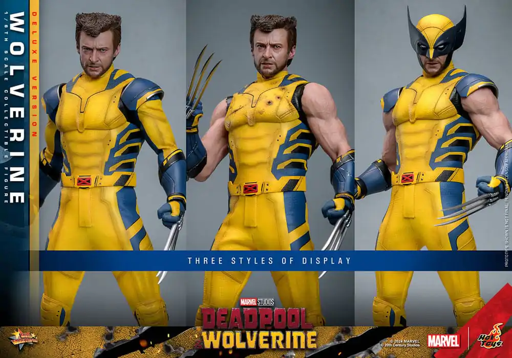 Deadpool & Wolverine Movie Masterpiece 1/6 Wolverine (Deluxe Version) akciófigura 31 cm termékfotó