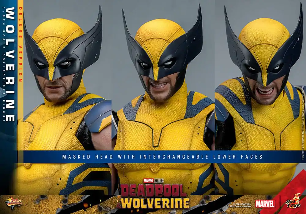 Deadpool & Wolverine Movie Masterpiece 1/6 Wolverine (Deluxe Version) akciófigura 31 cm termékfotó