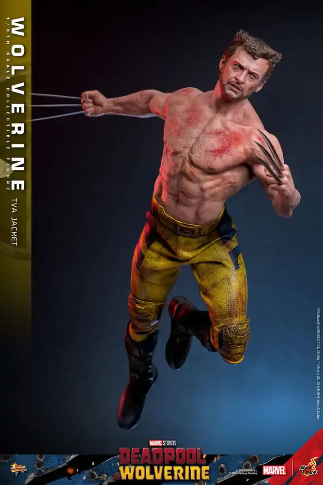 Deadpool & Wolverine Movie Masterpiece 1/6 Wolverine (TVA Jacket Version) akciófigura 31 cm termékfotó