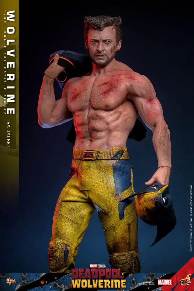 Deadpool & Wolverine Movie Masterpiece 1/6 Wolverine (TVA Jacket Version) akciófigura 31 cm termékfotó