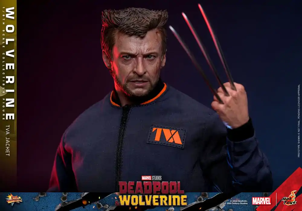 Deadpool & Wolverine Movie Masterpiece 1/6 Wolverine (TVA Jacket Version) akciófigura 31 cm termékfotó