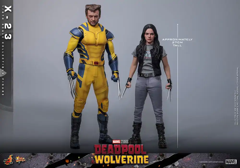 Deadpool & Wolverine Movie Masterpiece 1/6 X-23 akciófigura 27 cm termékfotó