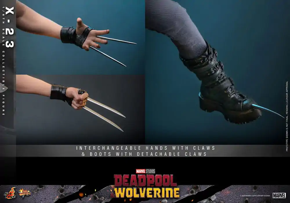 Deadpool & Wolverine Movie Masterpiece 1/6 X-23 akciófigura 27 cm termékfotó