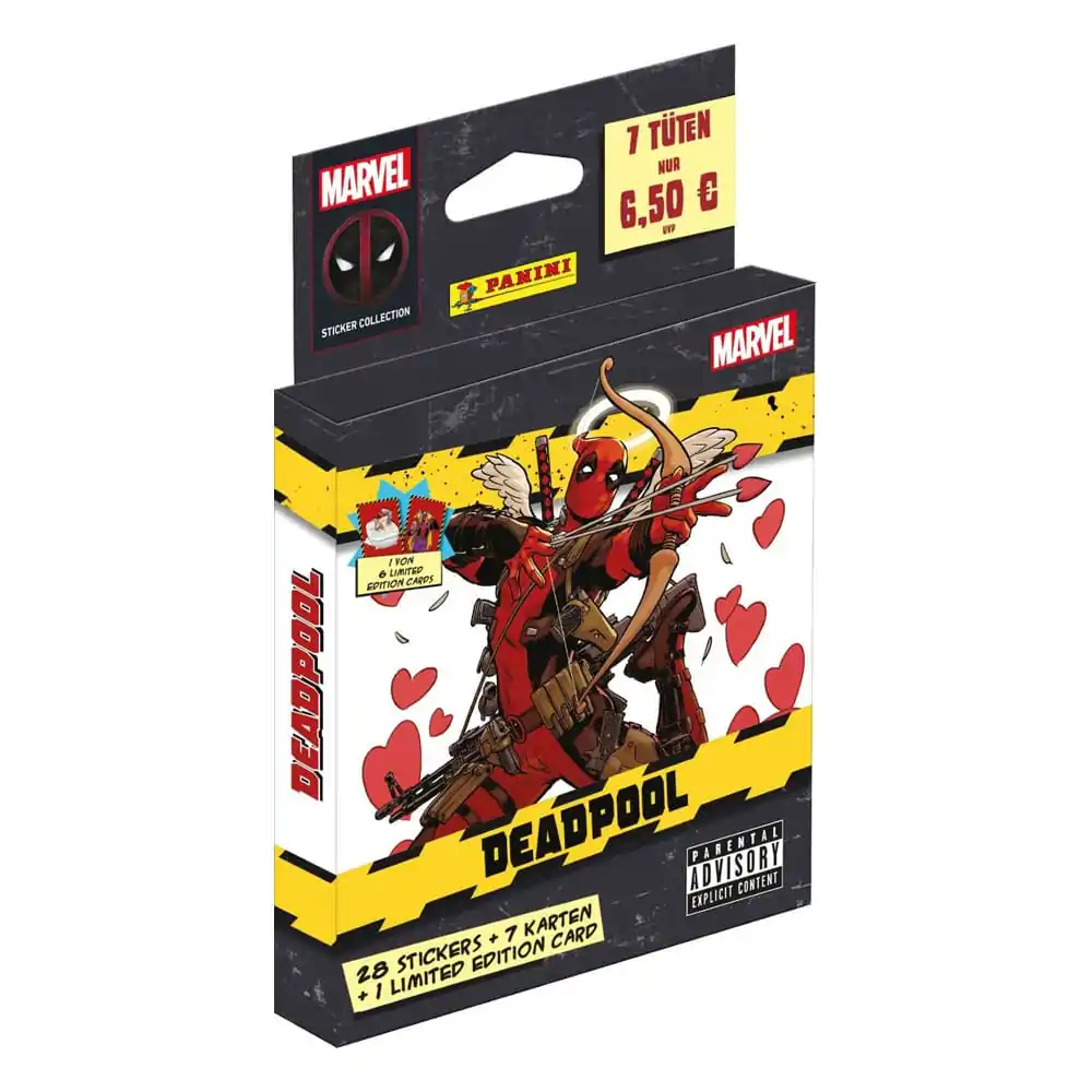 Deadpool Card Collection Eco-Blister német nyelvű matrica és kártya csomag termékfotó