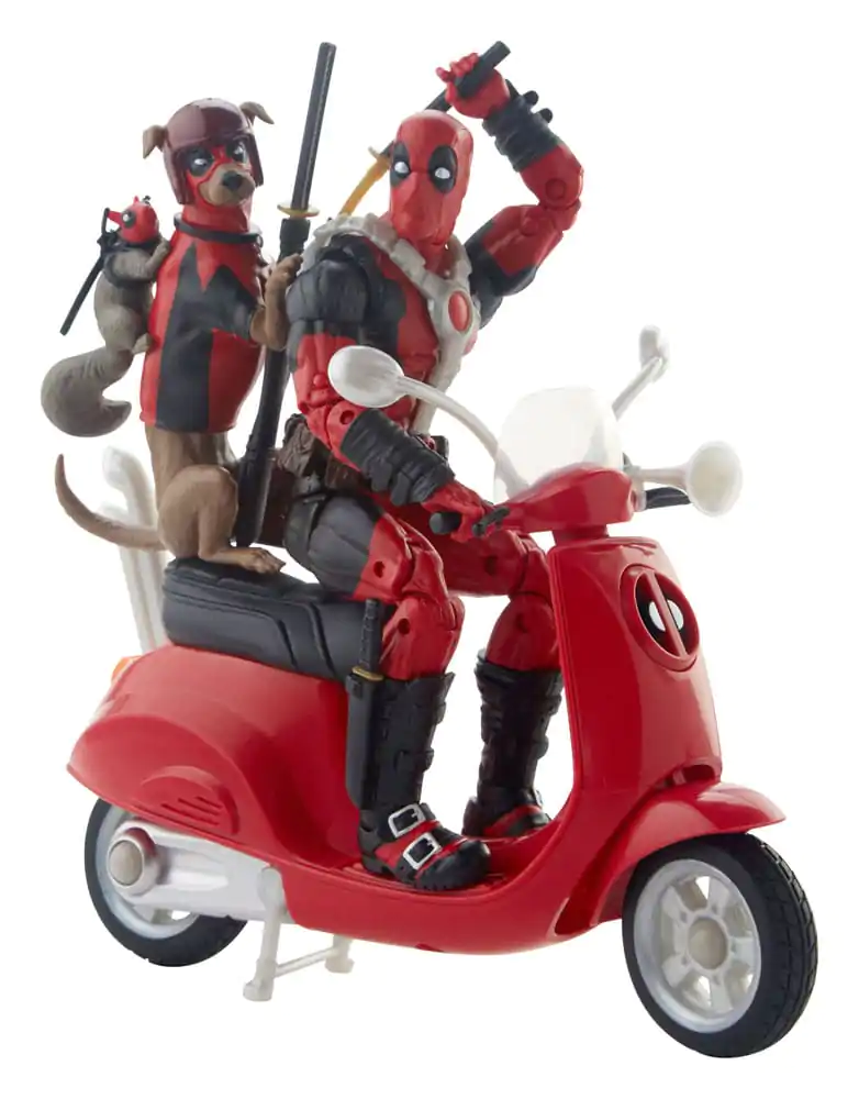 Deadpool Corps Marvel Legends Deadpool with Scooter jármű és figura 15 cm termékfotó