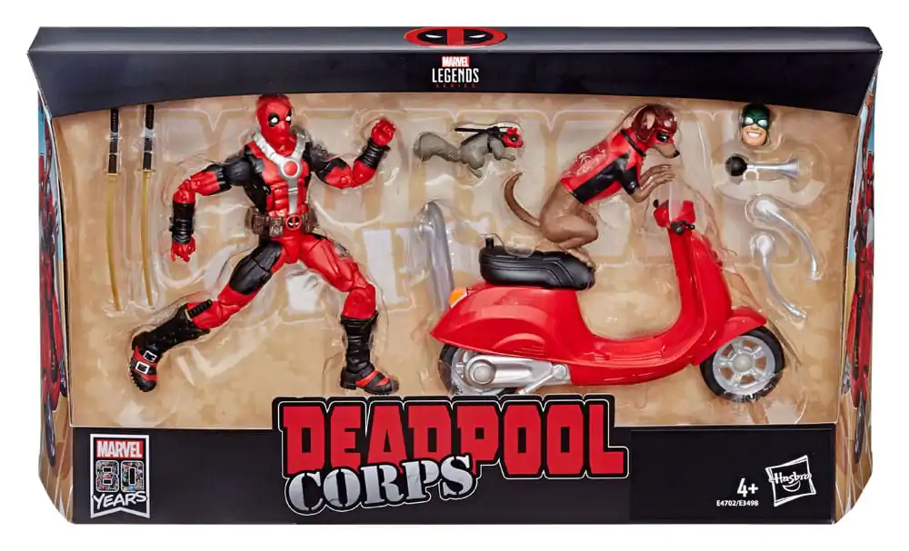 Deadpool Corps Marvel Legends Deadpool with Scooter jármű és figura 15 cm termékfotó