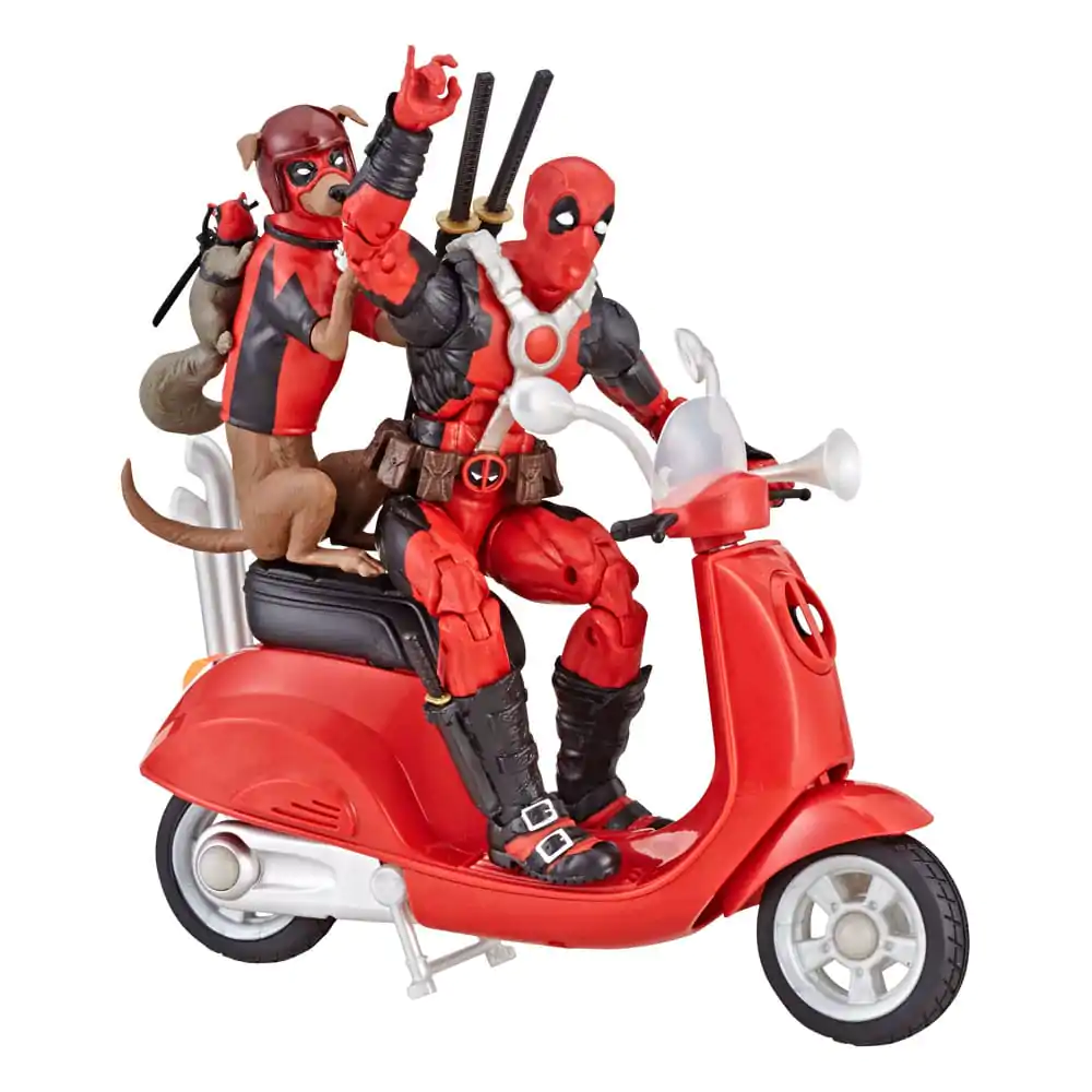 Deadpool Corps Marvel Legends Deadpool with Scooter jármű és figura 15 cm termékfotó