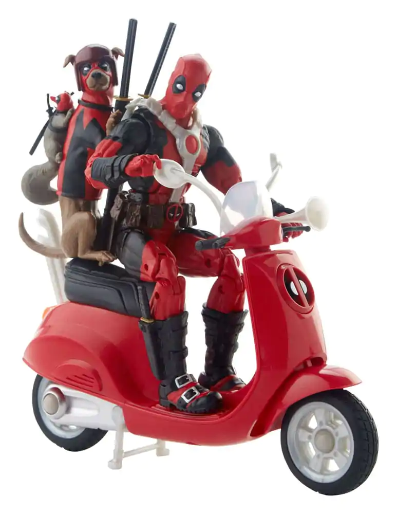 Deadpool Corps Marvel Legends Deadpool with Scooter jármű és figura 15 cm termékfotó