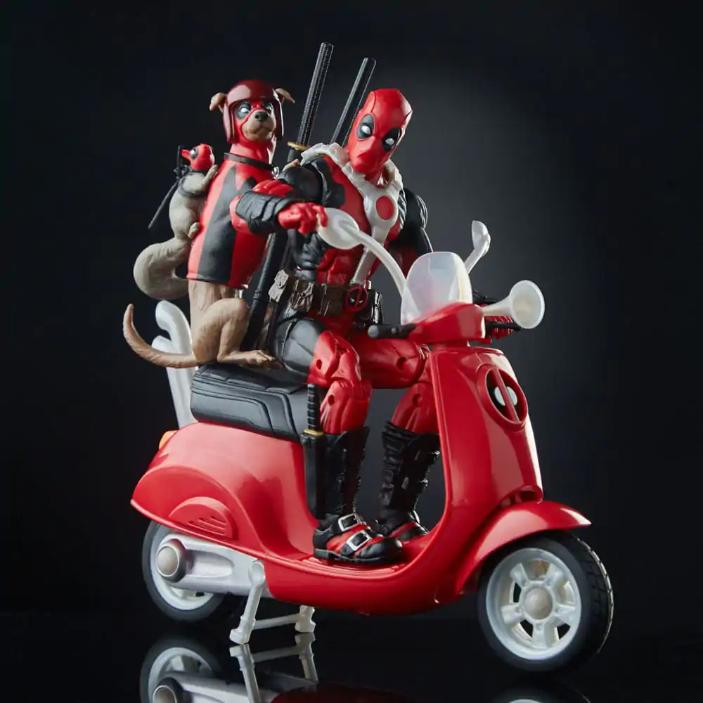 Deadpool Corps Marvel Legends Deadpool with Scooter jármű és figura 15 cm termékfotó