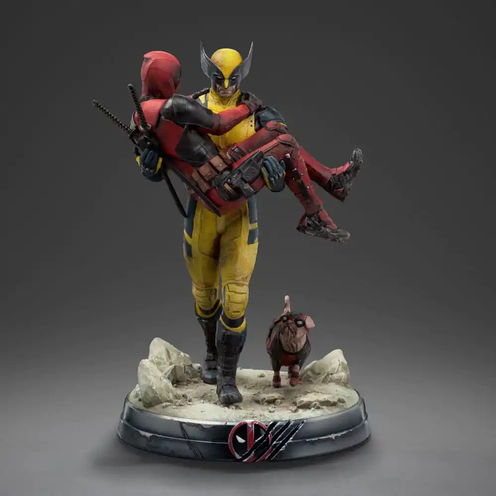Deadpool Deluxe Art Scale 1/10 Deadpool & Wolverine szobor figura 21 cm termékfotó
