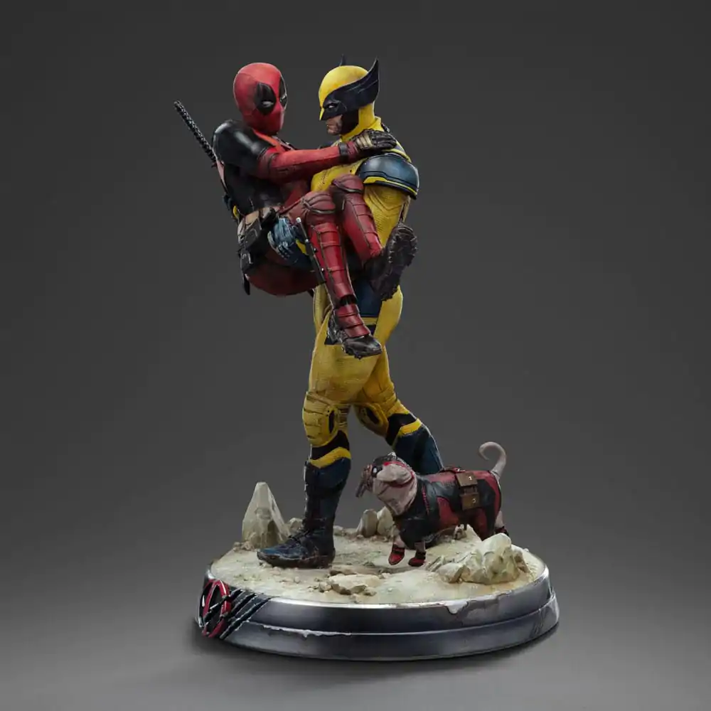 Deadpool Deluxe Art Scale 1/10 Deadpool & Wolverine szobor figura 21 cm termékfotó
