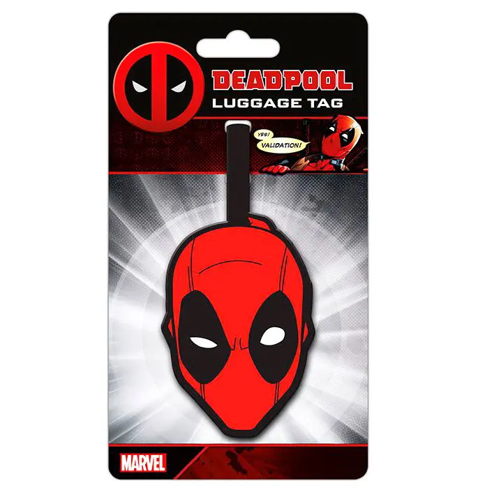 Deadpool Marvel poggyászcímke termékfotó