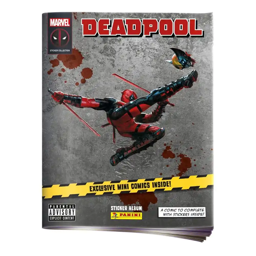 Deadpool német nyelvű matrica és kártya gyűjtőalbum termékfotó