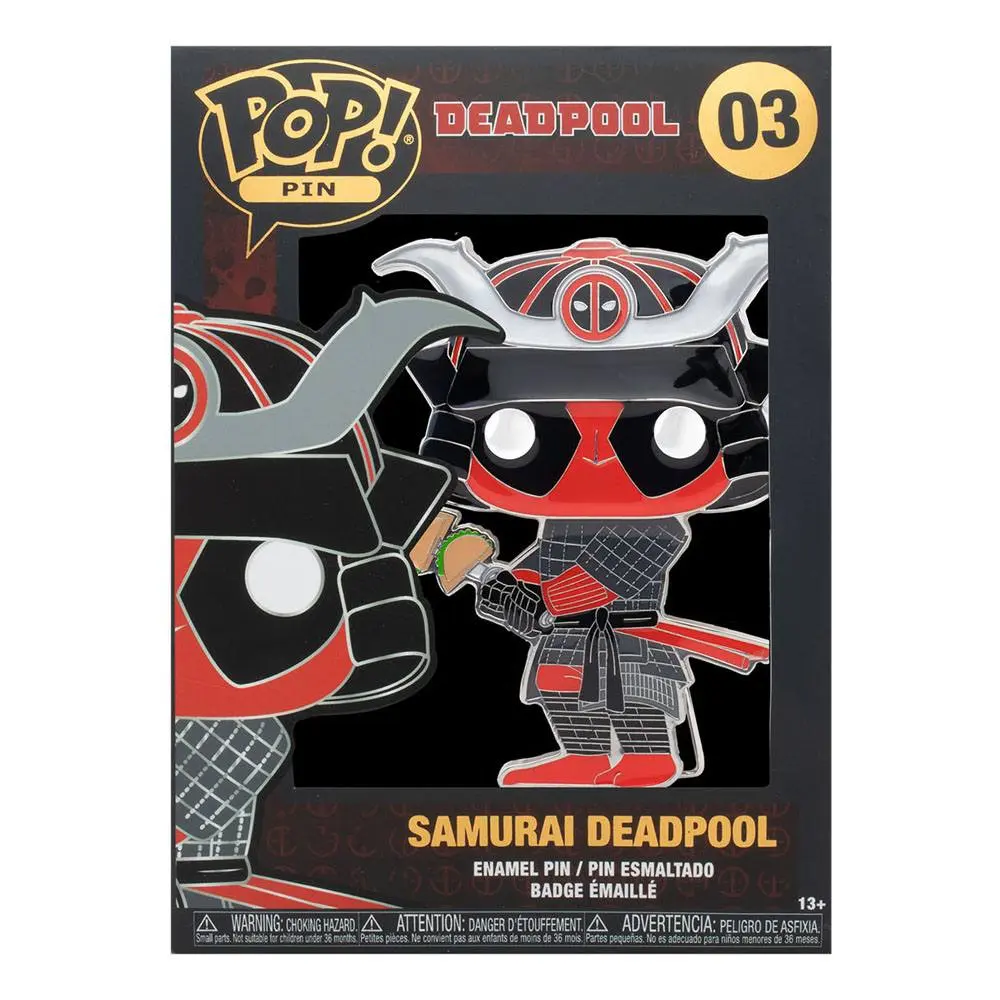 Deadpool POP! Enamel Pin Friends - Taco Deadpool kitűző 10 cm termékfotó