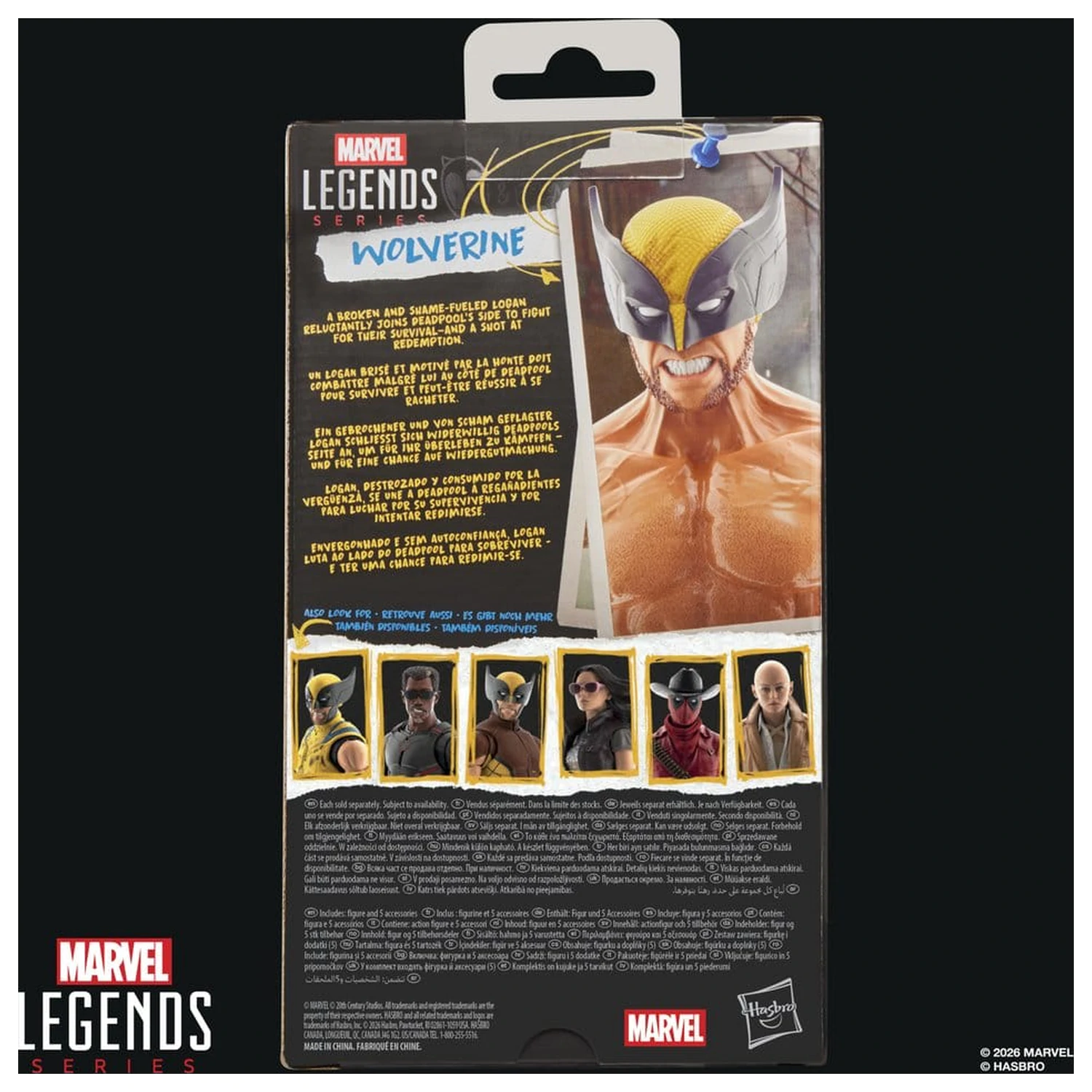 Deadpool & Wolverine Marvel Legends akciófigura Wolverine 15 cm termékfotó