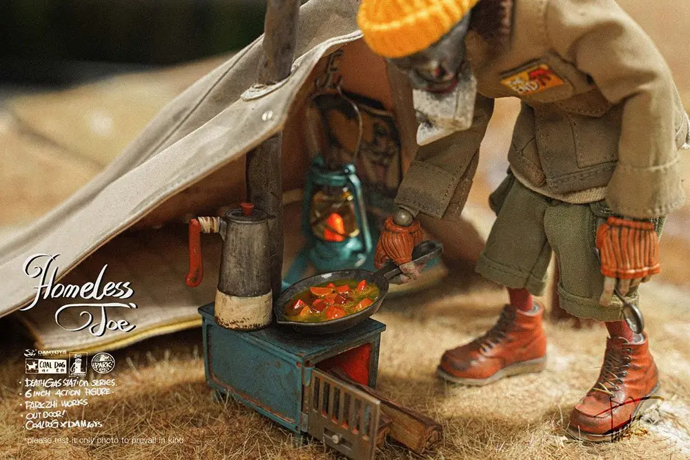 Death Gas Station 1/12 Homeless Joe akciófigura 15 cm termékfotó