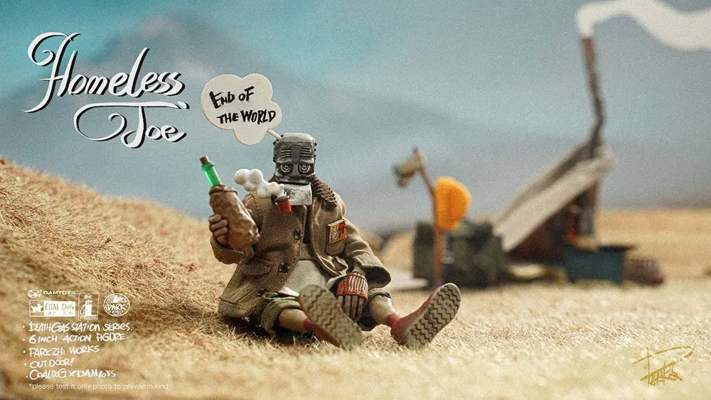 Death Gas Station 1/12 Homeless Joe akciófigura 15 cm termékfotó
