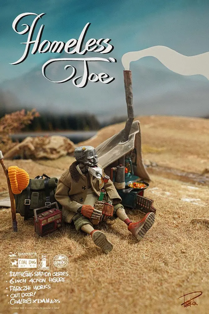 Death Gas Station 1/12 Homeless Joe akciófigura 15 cm termékfotó