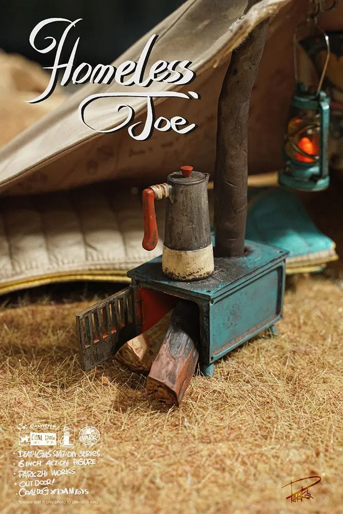 Death Gas Station 1/12 Homeless Joe akciófigura 15 cm termékfotó