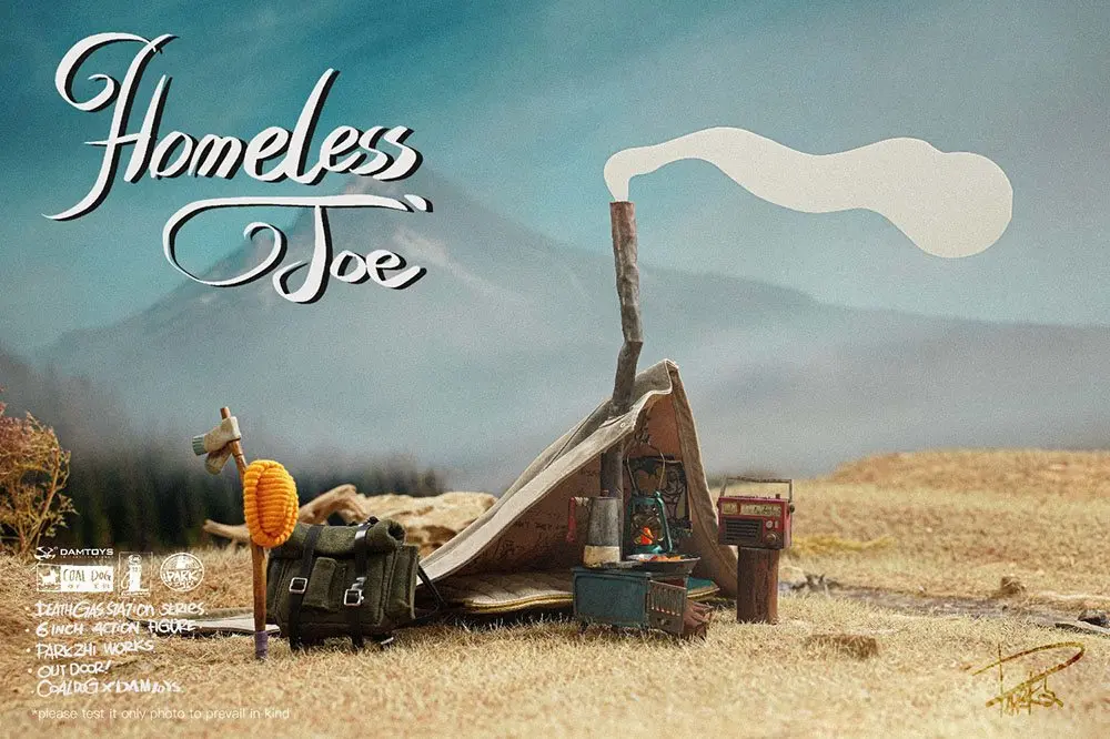 Death Gas Station 1/12 Homeless Joe akciófigura 15 cm termékfotó