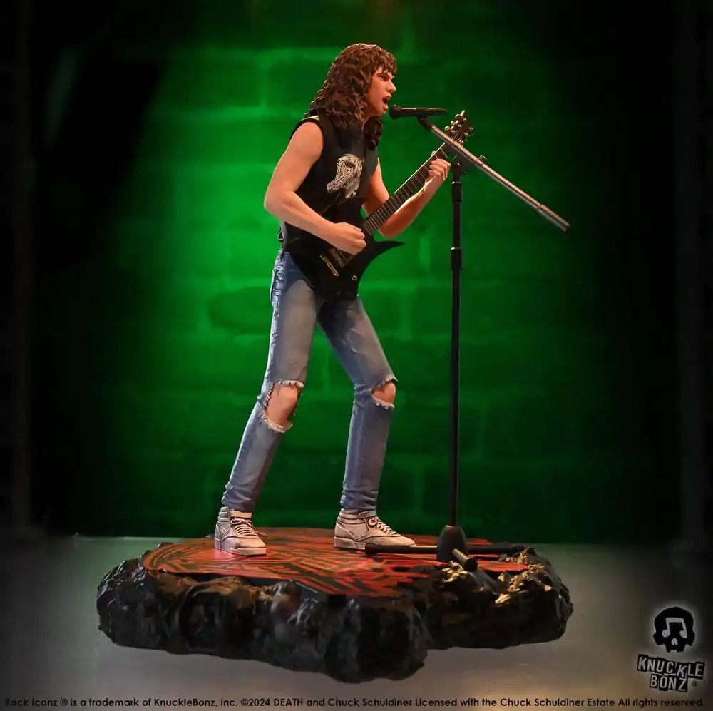 Death Rock Iconz Chuck Schuldiner II szobor figura 22 cm termékfotó