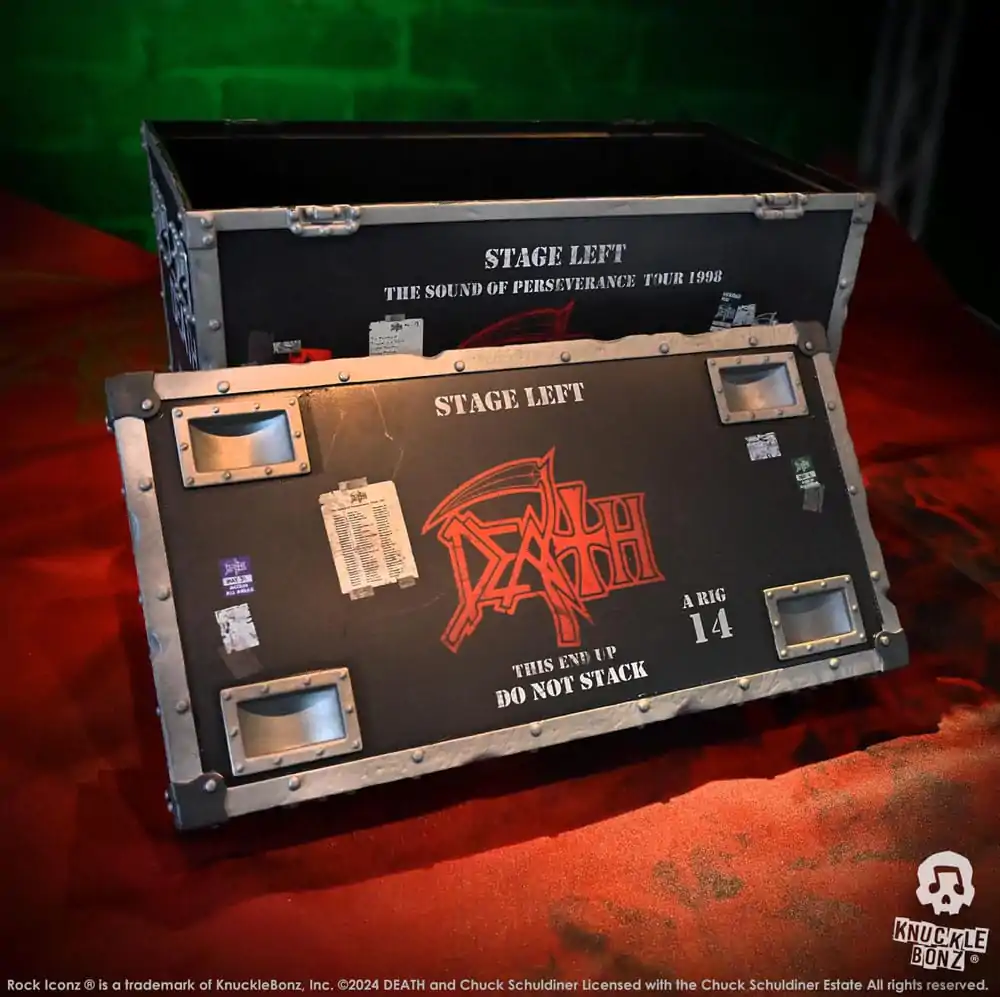 Death Rock Ikonz On Tour Road Case + Stage Backdrop Set The Sound of Perseverance Tour szobor figura 1998 termékfotó