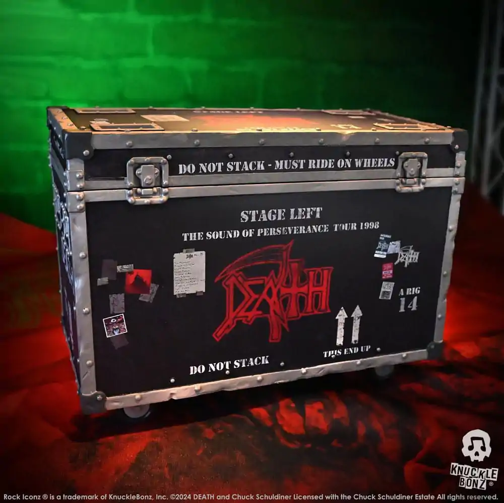 Death Rock Ikonz On Tour Road Case + Stage Backdrop Set The Sound of Perseverance Tour szobor figura 1998 termékfotó