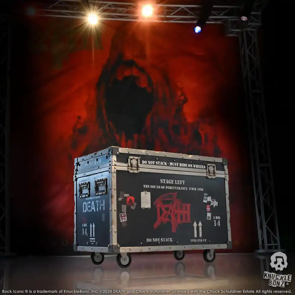 Death Rock Ikonz On Tour Road Case + Stage Backdrop Set The Sound of Perseverance Tour szobor figura 1998 termékfotó