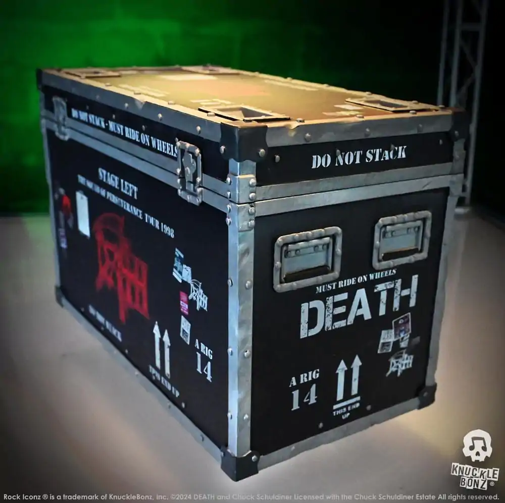 Death Rock Ikonz On Tour Road Case + Stage Backdrop Set The Sound of Perseverance Tour szobor figura 1998 termékfotó