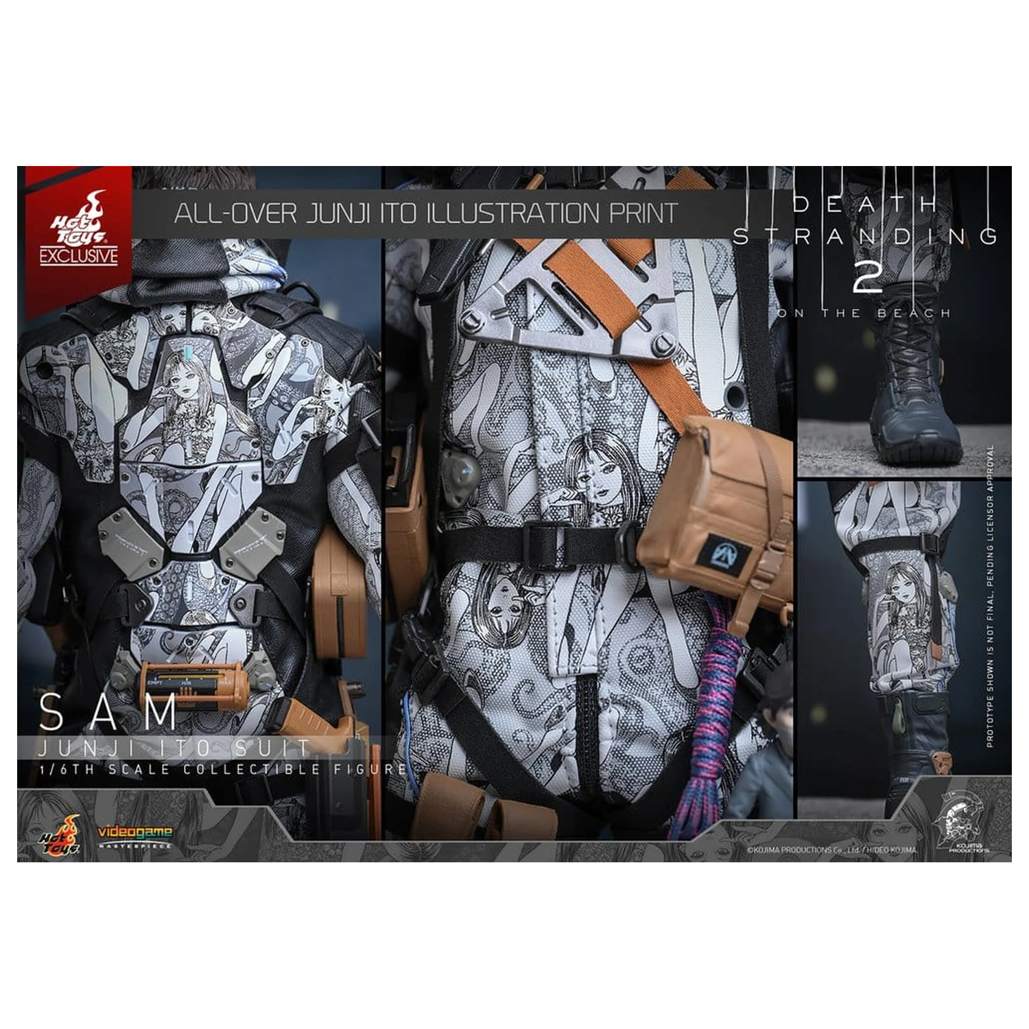Death Stranding 1/6 Sam Porter Bridges (Junji Ito Suit) akciófigura 31 cm termékfotó