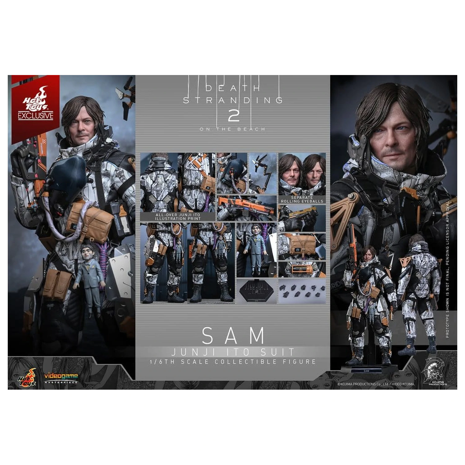 Death Stranding 1/6 Sam Porter Bridges (Junji Ito Suit) akciófigura 31 cm termékfotó