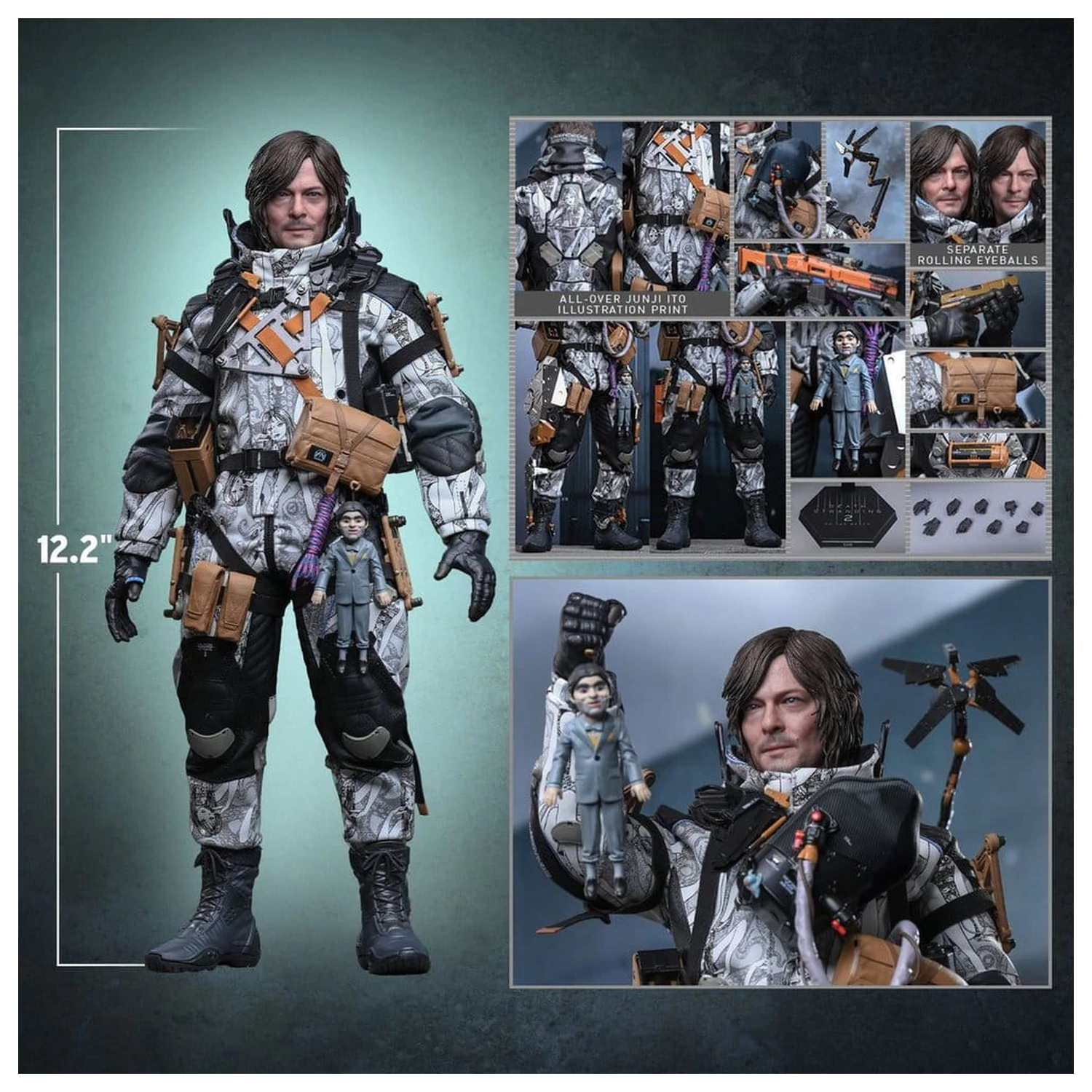 Death Stranding 1/6 Sam Porter Bridges (Junji Ito Suit) akciófigura 31 cm termékfotó