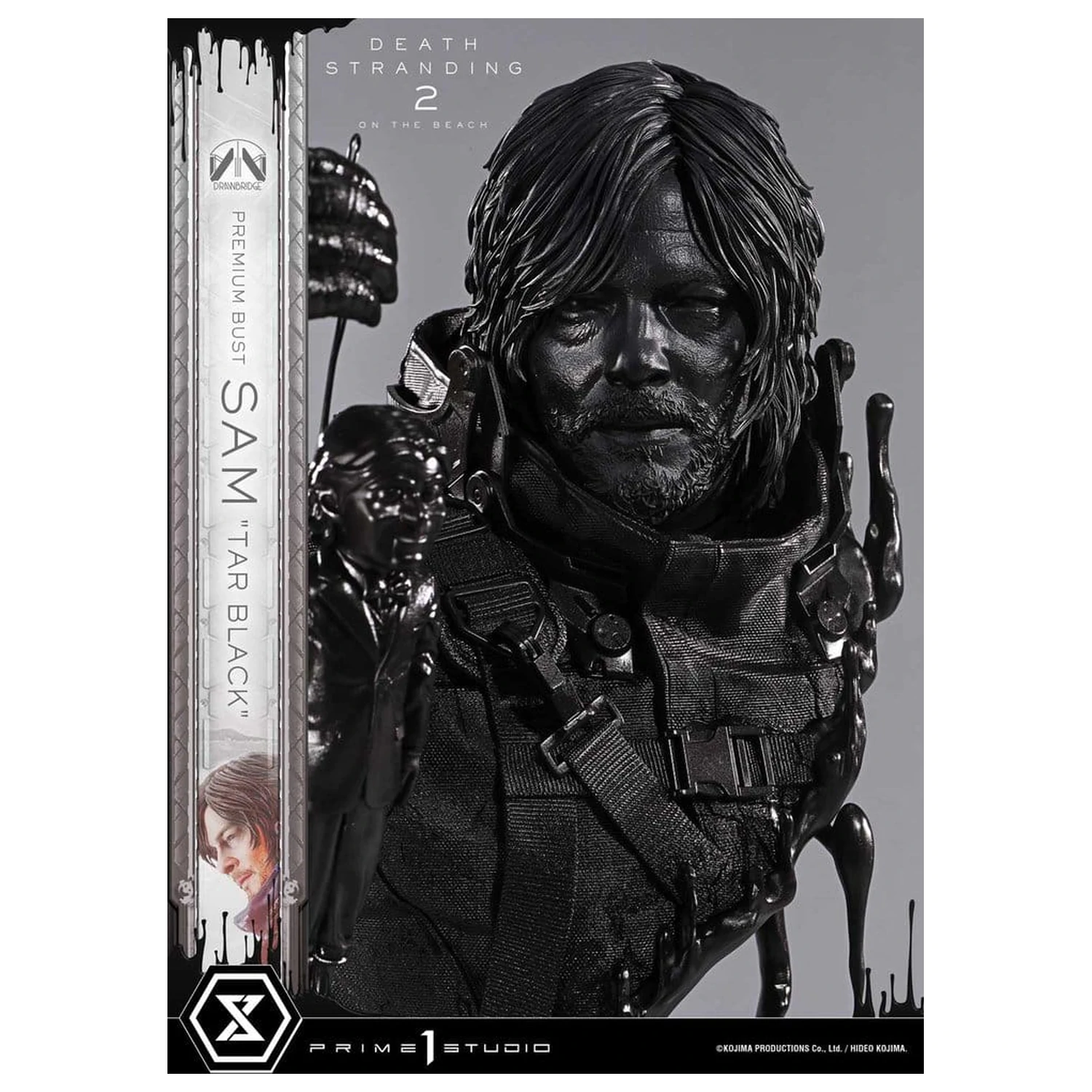 Death Stranding 2: On the Beach 1/3 Sam Tar Black mellszobor figura 44 cm termékfotó