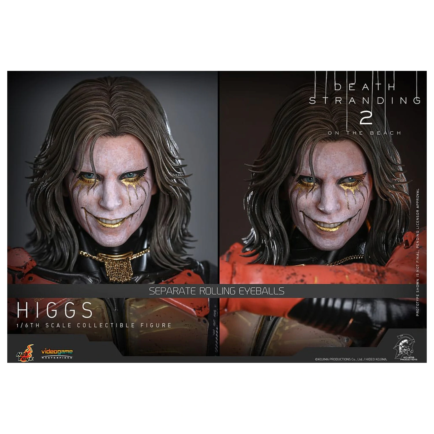 Death Stranding 2: On the Beach Videogame Masterpiece 1/6 Higgs akciófigura 33 cm termékfotó