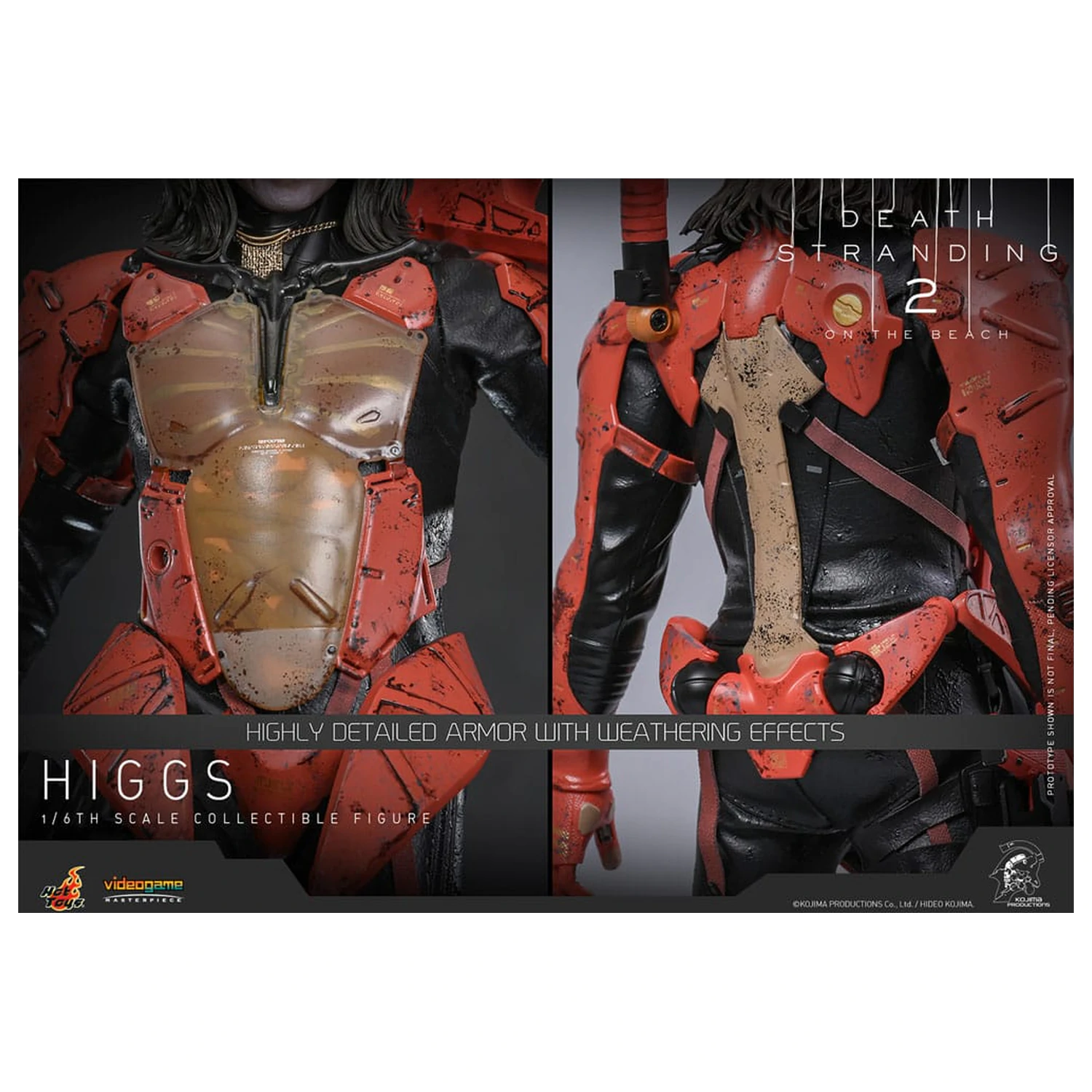 Death Stranding 2: On the Beach Videogame Masterpiece 1/6 Higgs akciófigura 33 cm termékfotó