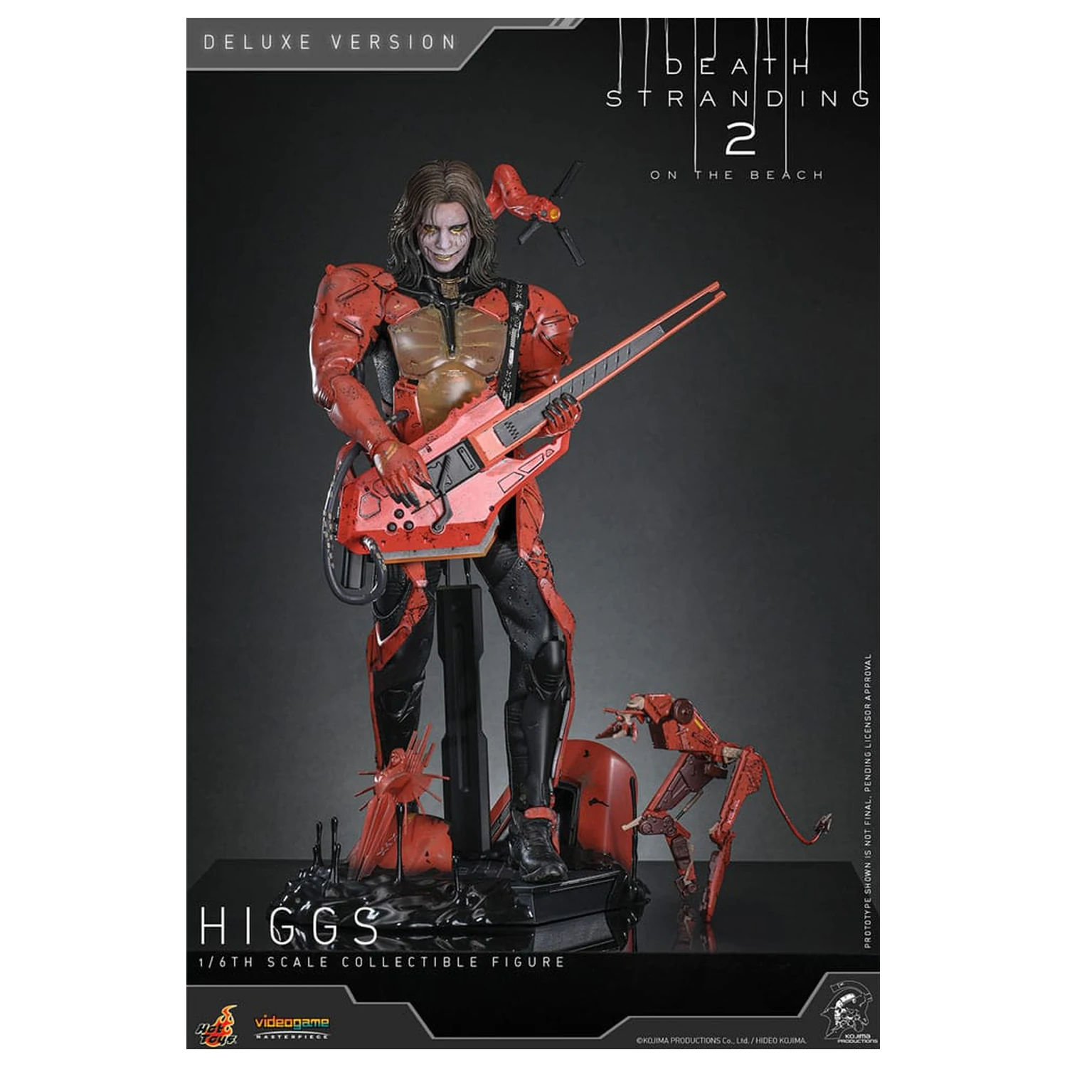 Death Stranding 2: On the Beach Videogame Masterpiece 1/6 Higgs (Deluxe Version) akciófigura 33 cm termékfotó