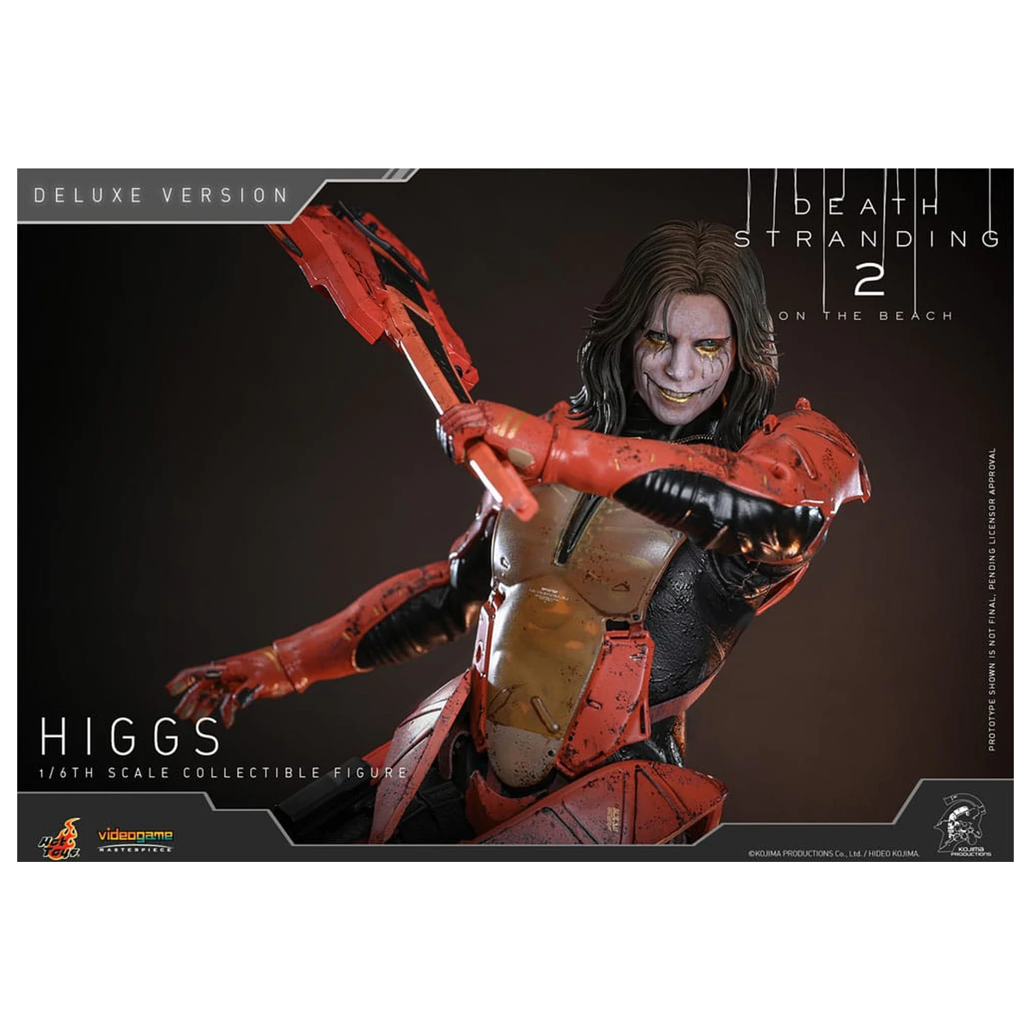 Death Stranding 2: On the Beach Videogame Masterpiece 1/6 Higgs (Deluxe Version) akciófigura 33 cm termékfotó