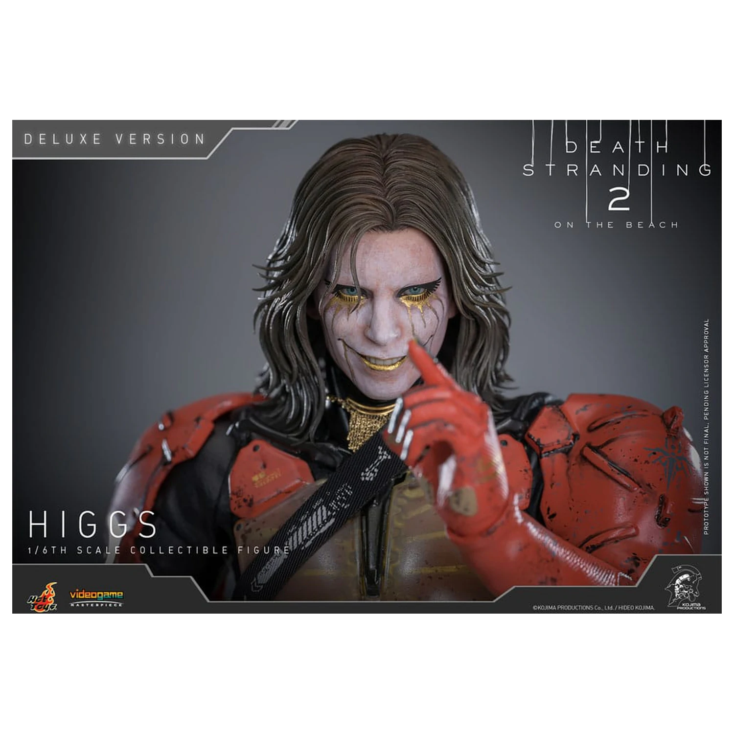 Death Stranding 2: On the Beach Videogame Masterpiece 1/6 Higgs (Deluxe Version) akciófigura 33 cm termékfotó