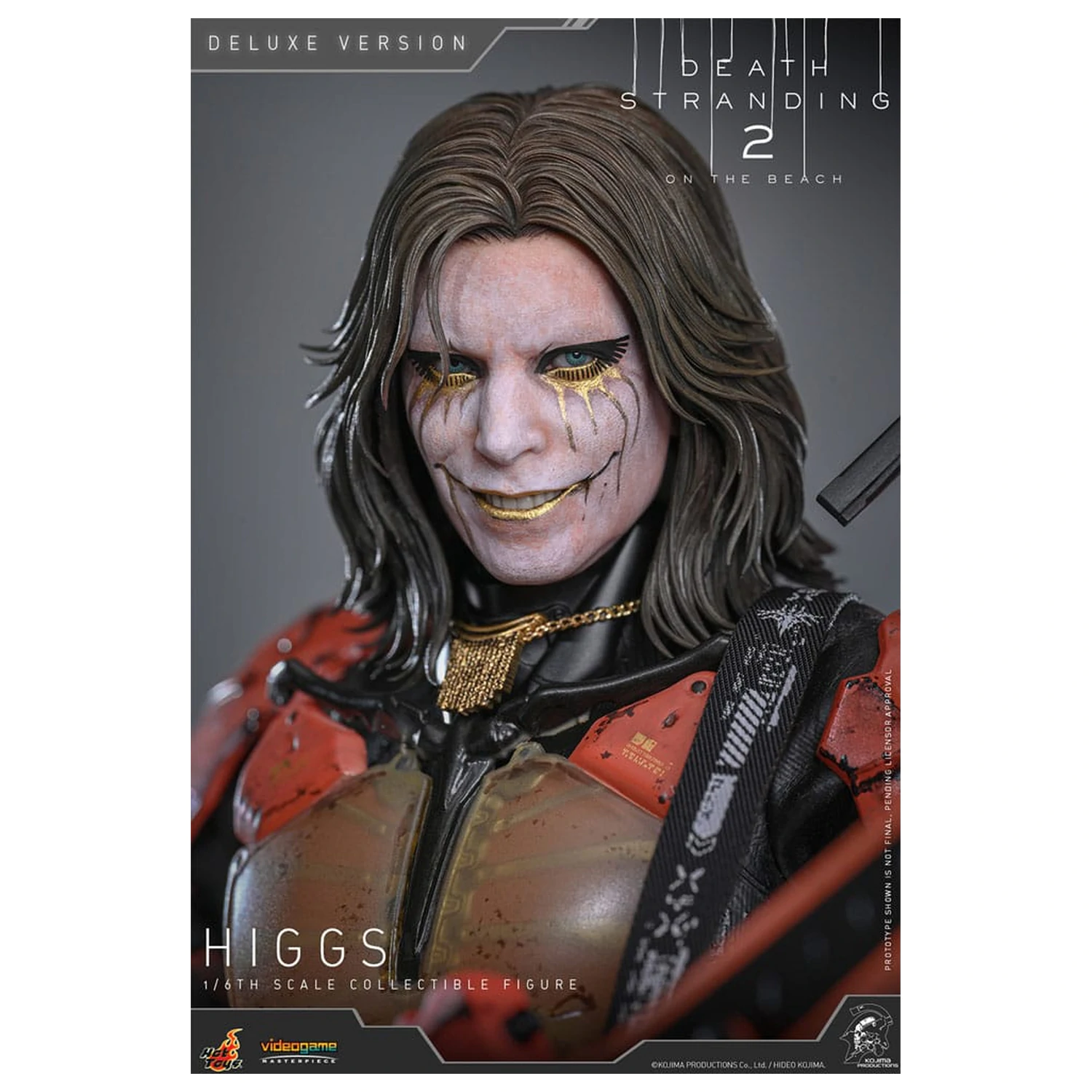 Death Stranding 2: On the Beach Videogame Masterpiece 1/6 Higgs (Deluxe Version) akciófigura 33 cm termékfotó