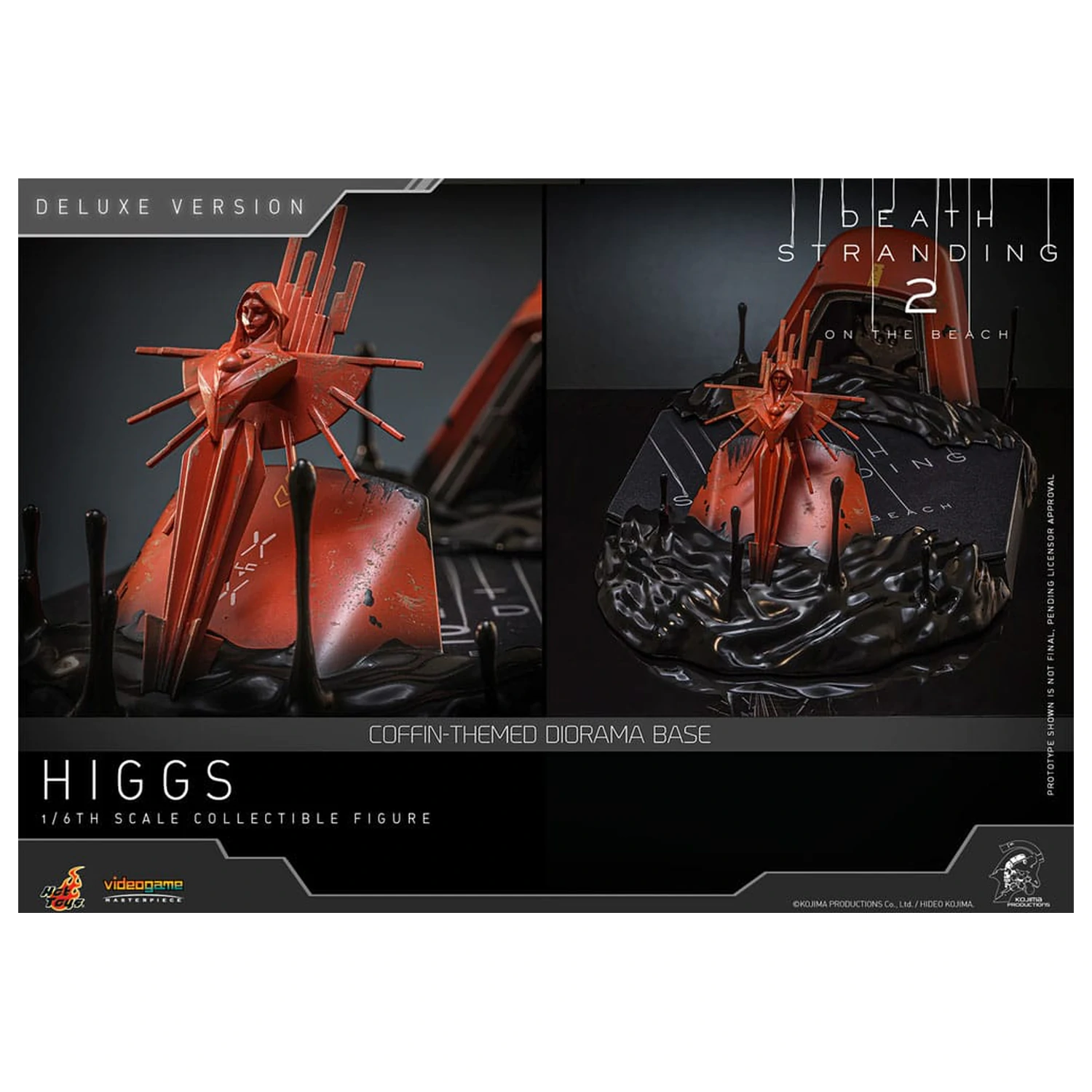 Death Stranding 2: On the Beach Videogame Masterpiece 1/6 Higgs (Deluxe Version) akciófigura 33 cm termékfotó