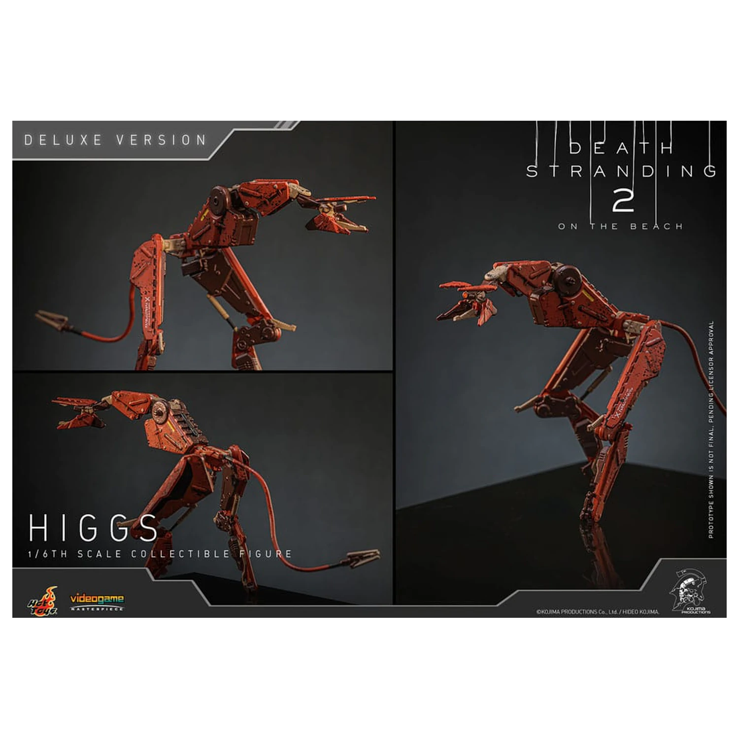 Death Stranding 2: On the Beach Videogame Masterpiece 1/6 Higgs (Deluxe Version) akciófigura 33 cm termékfotó
