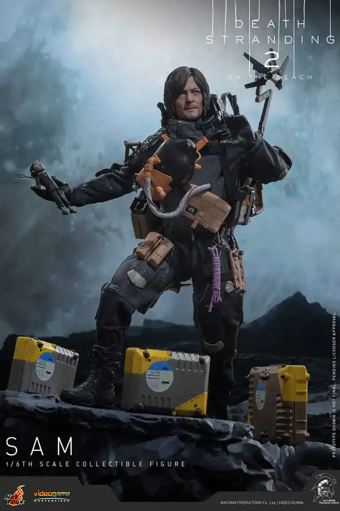 Death Stranding 2: On the Beach Videogame Masterpiece 1/6 Sam akciófigura 31 cm termékfotó