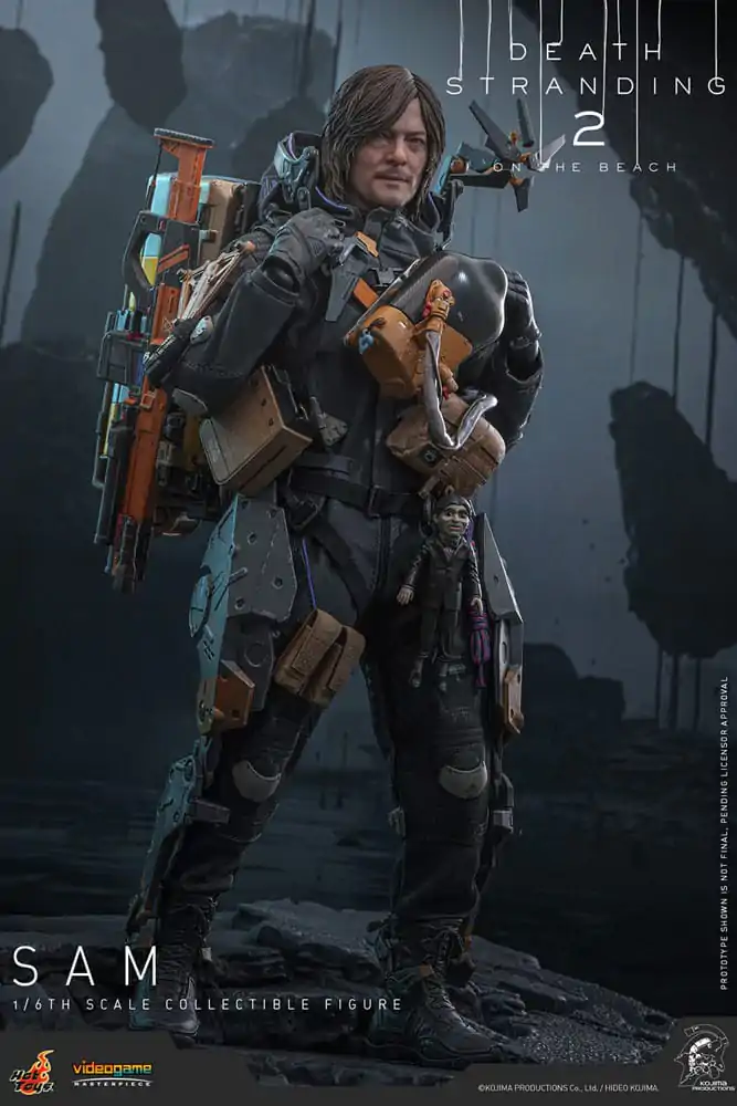 Death Stranding 2: On the Beach Videogame Masterpiece 1/6 Sam akciófigura 31 cm termékfotó