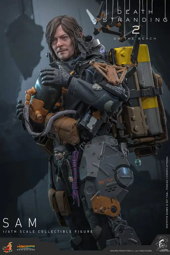 Death Stranding 2: On the Beach Videogame Masterpiece 1/6 Sam akciófigura 31 cm termékfotó