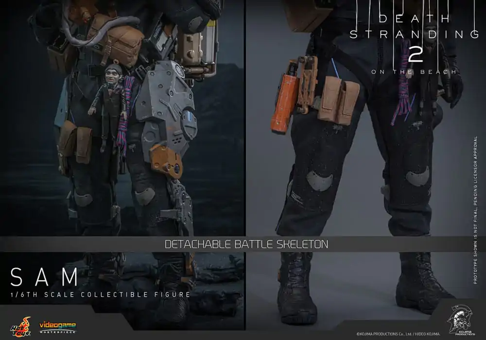 Death Stranding 2: On the Beach Videogame Masterpiece 1/6 Sam akciófigura 31 cm termékfotó