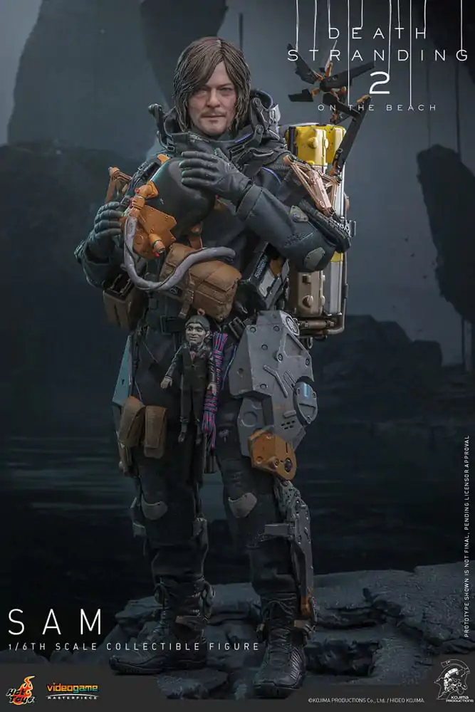 Death Stranding 2: On the Beach Videogame Masterpiece 1/6 Sam akciófigura 31 cm termékfotó
